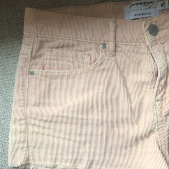 Orange corduroy shorts - Picture 4 of 4